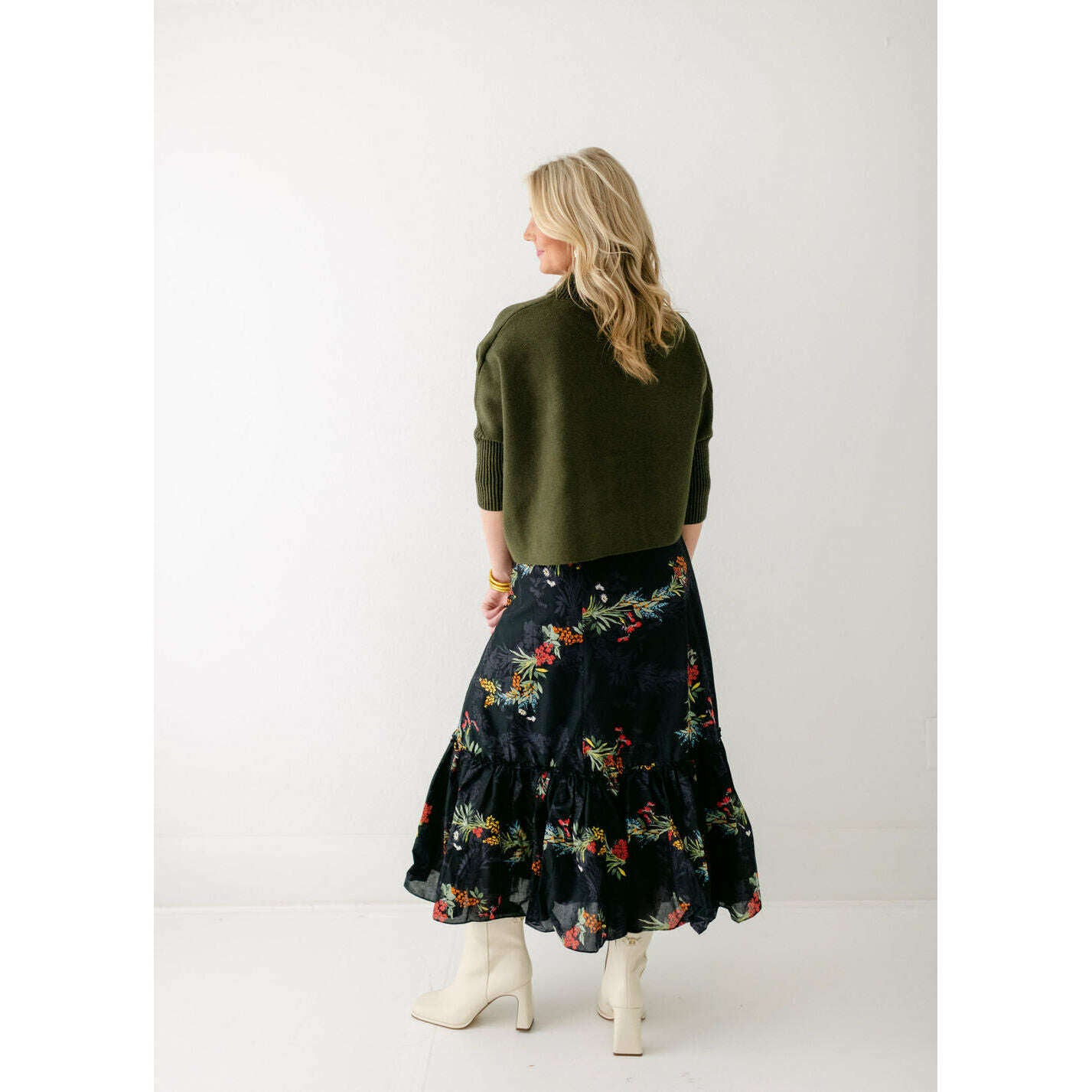 8.28 Boutique:Karlie Clothes,Karlie Vintage Poplin Maxi Tiered Skirt,skirt