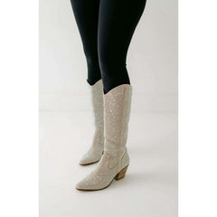 8.28 Boutique:Matisse,Matisse Nashville Clear Rhinestone Boots,Shoes