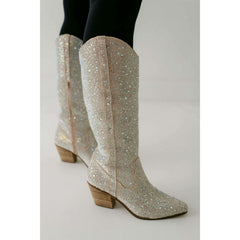 8.28 Boutique:Matisse,Matisse Nashville Clear Rhinestone Boots,Shoes