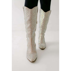 8.28 Boutique:Matisse,Matisse Nashville Clear Rhinestone Boots,Shoes
