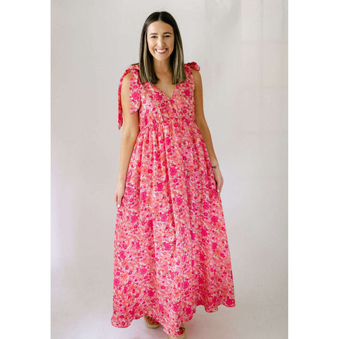 The Adalee Pink Mini Dress