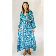 8.28 Boutique:ALLISON New York,Allison Everly Maxi Dress in Floral Haze,Dress