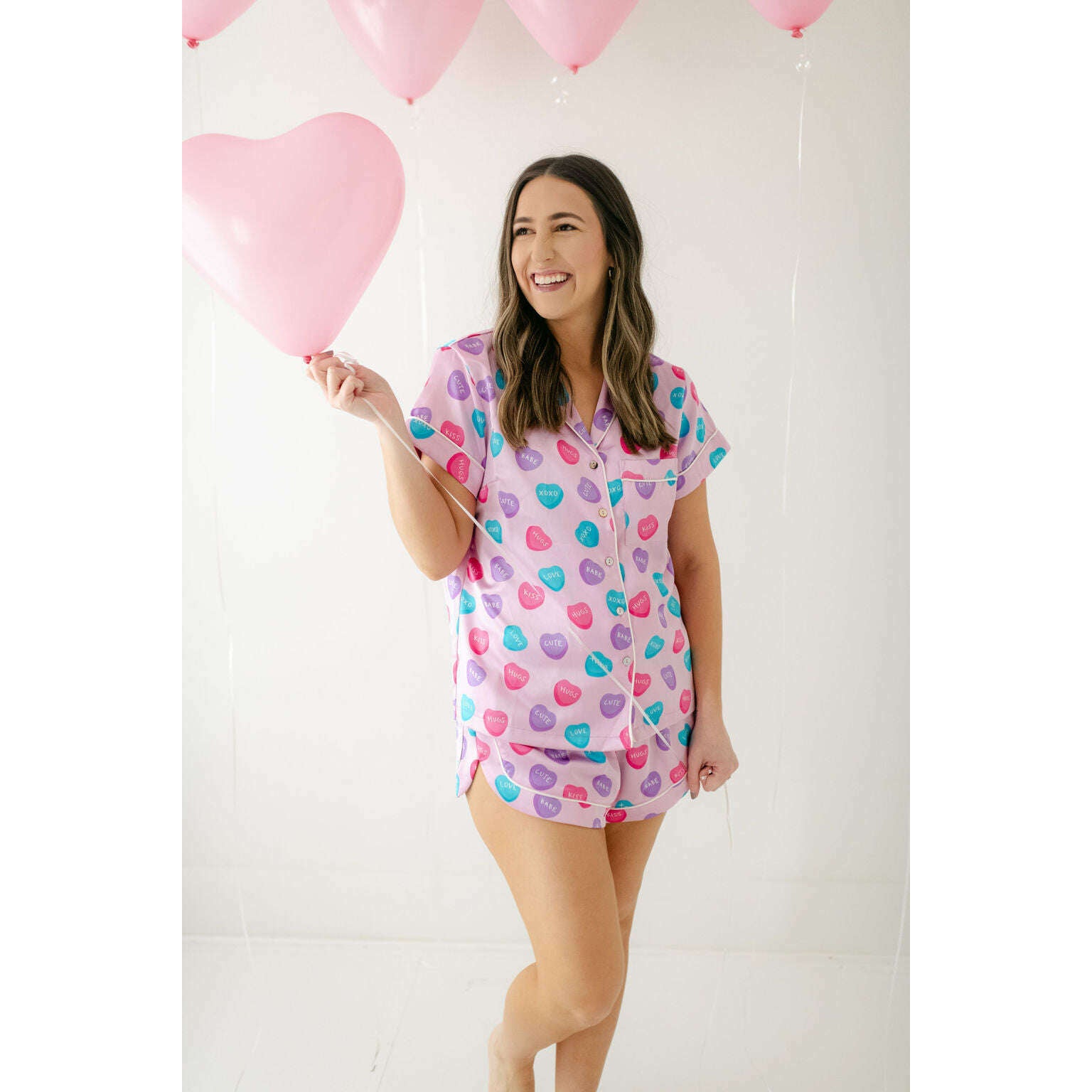 8.28 Boutique:Buddy Love,Buddy Love Aurora Heart Pajama Set,pajamas