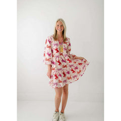 8.28 Boutique:Briton Court,Briton Court Coco Dress in Candy Pink Cheetah,Dress