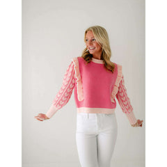 8.28 Boutique:Sincerely Ours,Sincerely Ours Sweetheart Sweater,Shirts & Tops