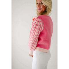 8.28 Boutique:Sincerely Ours,Sincerely Ours Sweetheart Sweater,Shirts & Tops