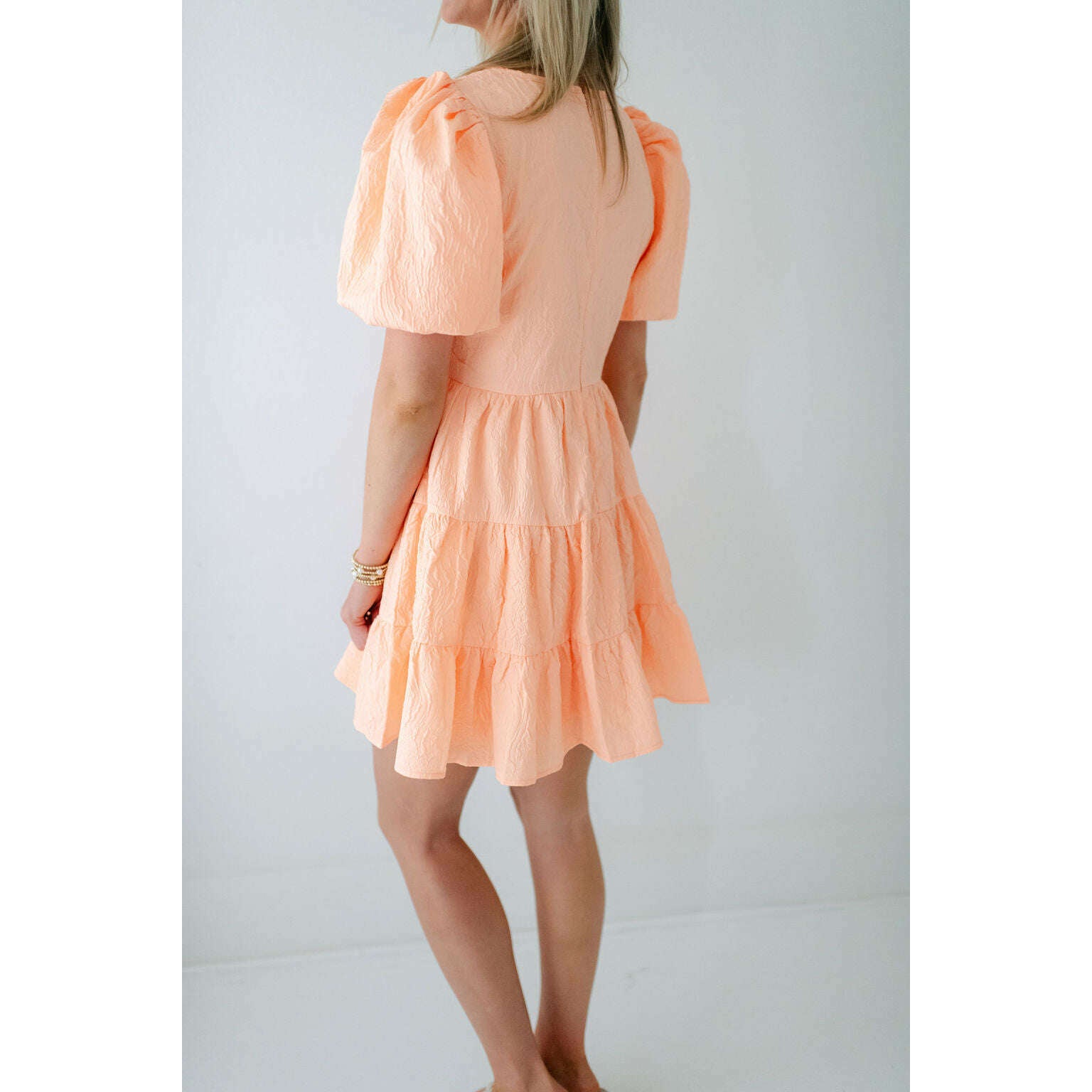 8.28 Boutique:8.28 Boutique,The Paisley Peach Dress,Dress