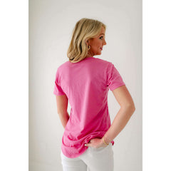 8.28 Boutique:Z-Supply,Z-Supply Pocket Tee in Heartbreaker Pink,Shirts & Tops