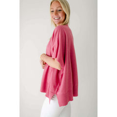 8.28 Boutique:Kerisma Knits,Kerisma Knits Caroline Sweater in Mystic Rose,Sweaters