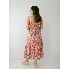 8.28 Boutique:8.28 Boutique.,The Knox Ric Rac Dress in Rose Garden,Dress