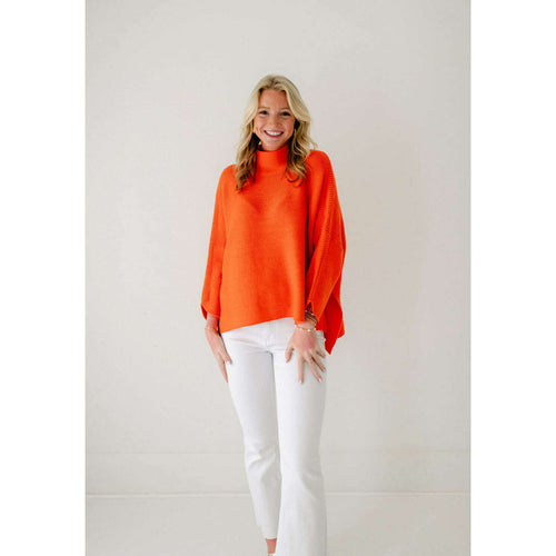 Kerisma Knits Deuce Dolman Sweater in Hot Pink
