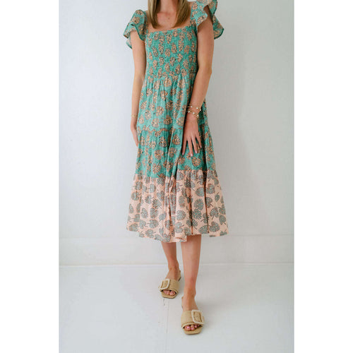 8.28 Boutique:Victoria Dunn,Victoria Dunn Carolina Dress in Coral Reef,Dress