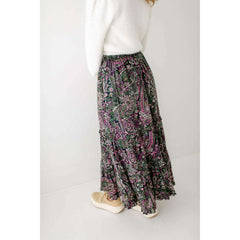 8.28 Boutique:Cleobella,Cleobella Darcy Ankle Skirt in Caymen Purple Paisley,skirt