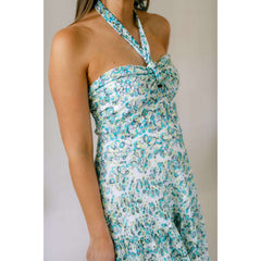 8.28 Boutique:ALLISON New York,Allison Sky Halter Eyelet Dress,Dress