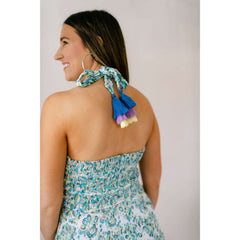 8.28 Boutique:ALLISON New York,Allison Sky Halter Eyelet Dress,Dress