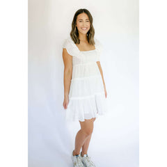 8.28 Boutique:Mink Pink,Mink Pink Starling Ruffled Mini Dress,Dress