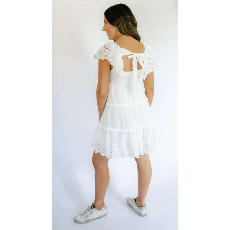 Mink Pink Starling Ruffled Mini Dress – 8.28 Boutique
