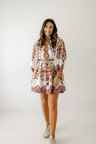 Lucy Paris Skya Embroidered Dress