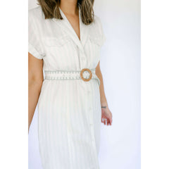 8.28 Boutique:Anna Cate Collection,Anna Cate Collection Maggie Linen Dress,Dress