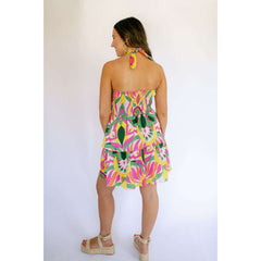 8.28 Boutique:Jade Melody Tam,Jade Melody Tam Retro Sun Front Cross Tiered Dress,Dress