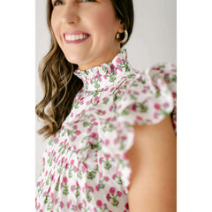 8.28 Boutique:Victoria Dunn,Victoria Dunn Jasmine Blouse in Morning Glory,Shirts & Tops