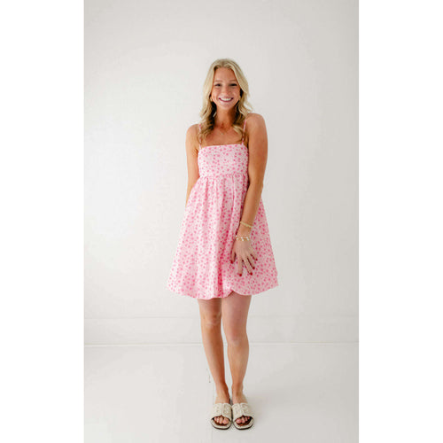 8.28 Boutique:Meet Me in Santorini,Meet Me in Santorini Elysia Dress in Tickled Pink,Dress