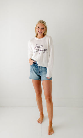 Free People Our Time Tee in White