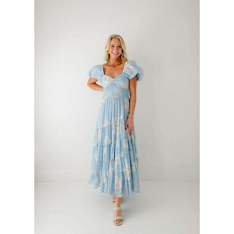 Allison Everly Maxi Dress in Floral Haze