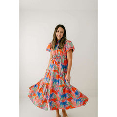 8.28 Boutique:Marigold by Victoria Dunn,Marigold Hurley Dress in Tangerine Tango,Dress