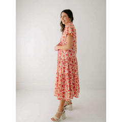 8.28 Boutique:Victoria Dunn,Victoria Dunn Magnolia Flutter Dress in Tigerlily,Dress