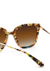 Krewe DEDE NYLON Canary 18K Sunglasses