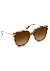 Krewe DEDE NYLON Canary 18K Sunglasses