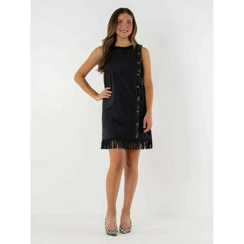 Emily McCarthy Tory Dress in Tortoise Shell Sequin