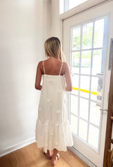 Lucy Paris Galina Maxi Dress in White