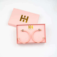 8.28 Boutique:Hoo Hoops,Hoo Hoop Earrings,Earrings,Rose