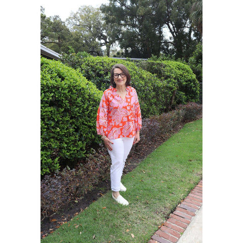 Entro Pink Stripe Cherry Mini Dress