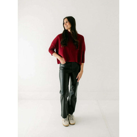 Crosby by Mollie Burch Teddie Sweater in Zebra Colorblock