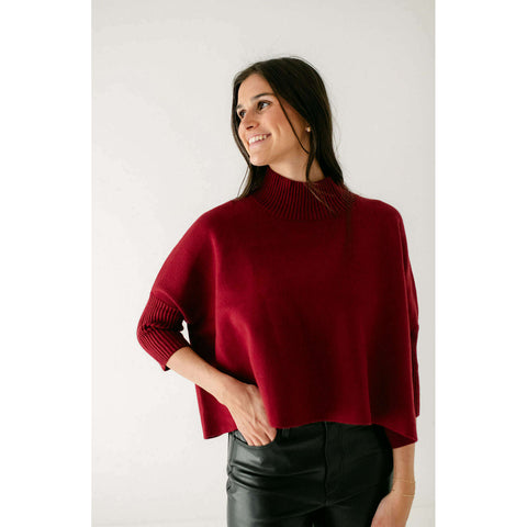 Kerisma Knits Aja Ortho Solid Sweater in White