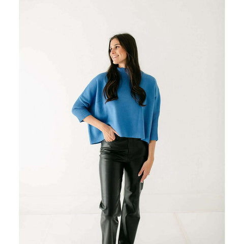 Crosby by Mollie Burch Teddie Sweater in Zebra Colorblock