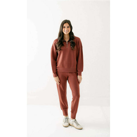 Karlie Turtleneck Sweater in Chocolate