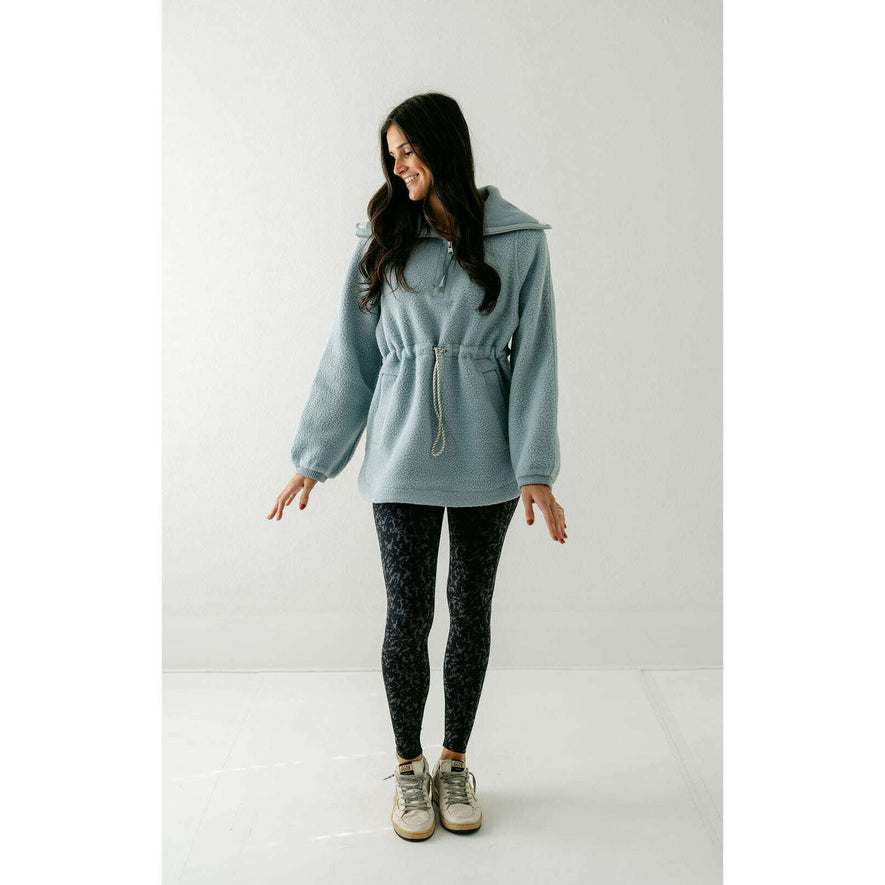 Varley Ashby Half Zip Fleece in Ashley Blue – 8.28 Boutique