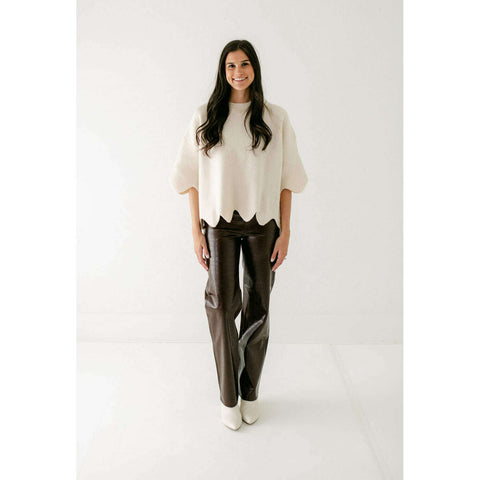 Crosby by Mollie Burch Teddie Sweater in Zebra Colorblock