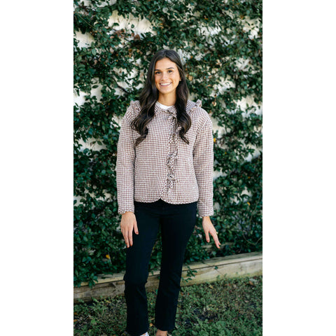 Karlie Turtleneck Sweater in Chocolate