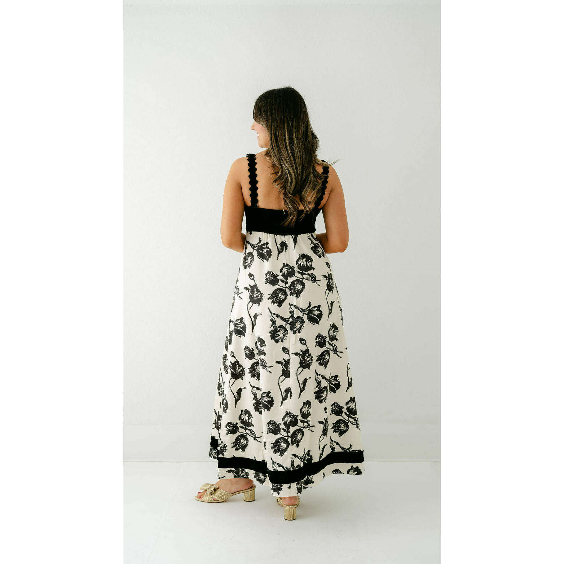 Elizabeth James Annalisa Dress in Snow Tulip, M / Snow Tulip