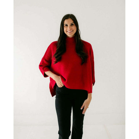 Crosby by Mollie Burch Teddie Sweater in Zebra Colorblock