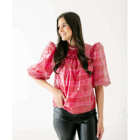 Kerisma Knits Aja Ortho Solid Sweater in Rust