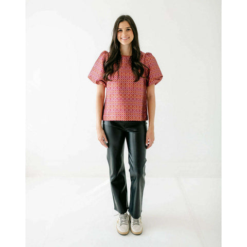 Kerisma Knits Aja Ortho Solid Sweater in Rust