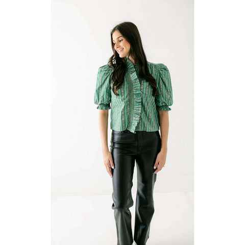 Kerisma Knits Aja Ortho Solid Sweater in Rust