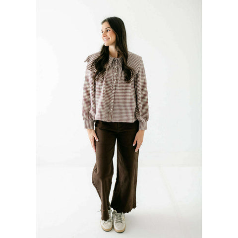 Elizabeth James Eva Skirt in Abstract Zig Zag