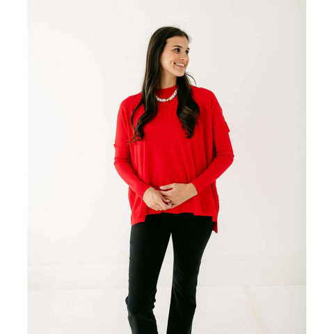 Crosby by Mollie Burch Teddie Sweater in Zebra Colorblock